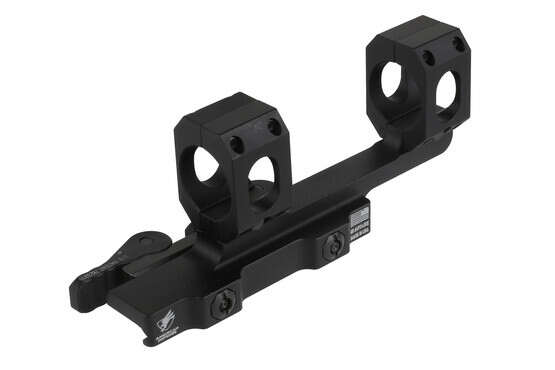 The American Defense scope mount recon has a 1 inch ring diameter for compatibility with most optics